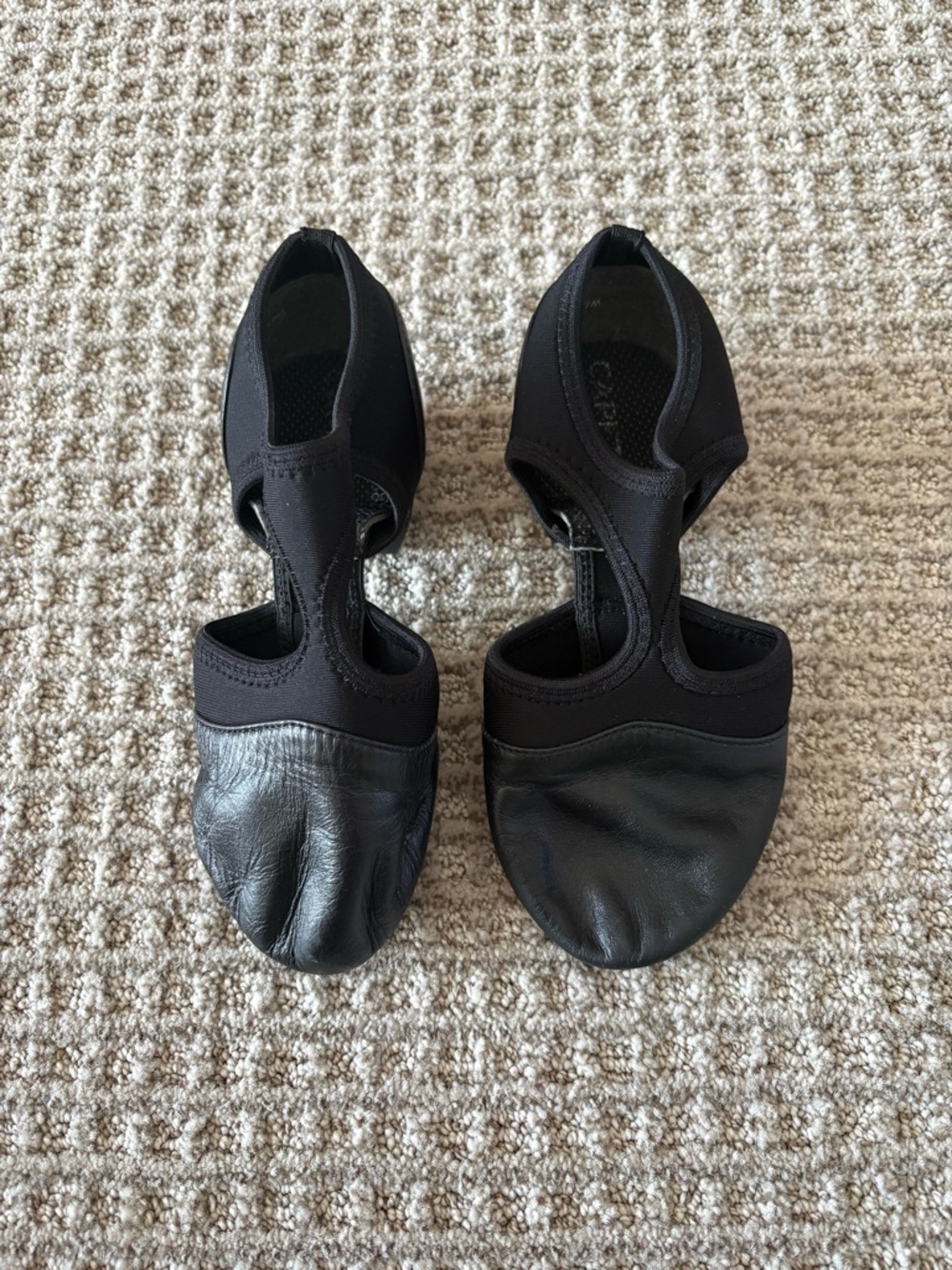 Black Women’s Dance Shoes - Comfort Stretch Slip-On